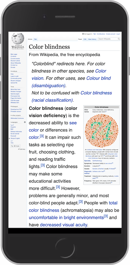 Accessibility Color Alone as Meaning