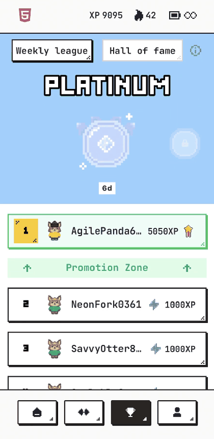 Weekly league