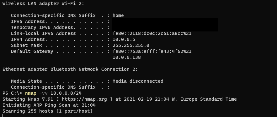 Security Network & Port Scanning