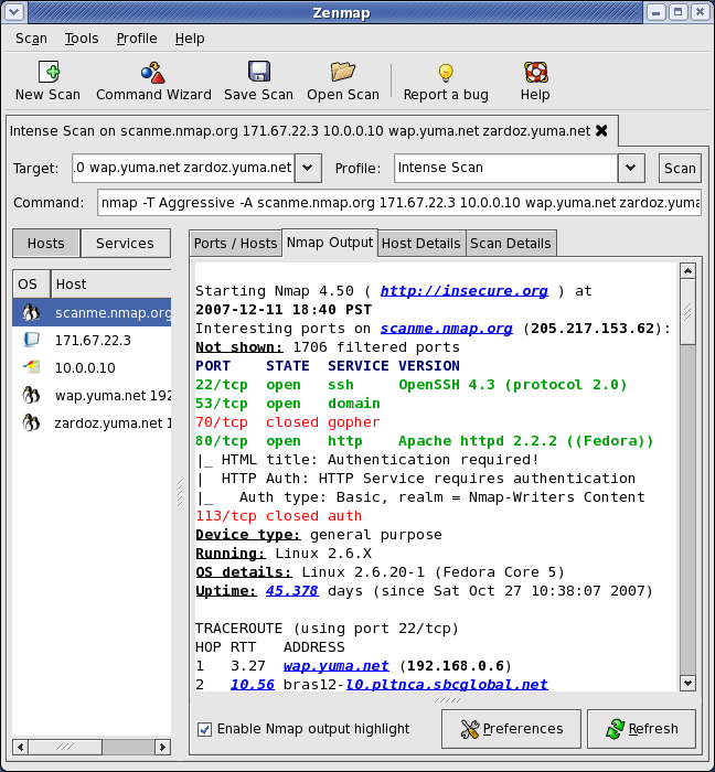 Online Port Scanner Powered by Nmap