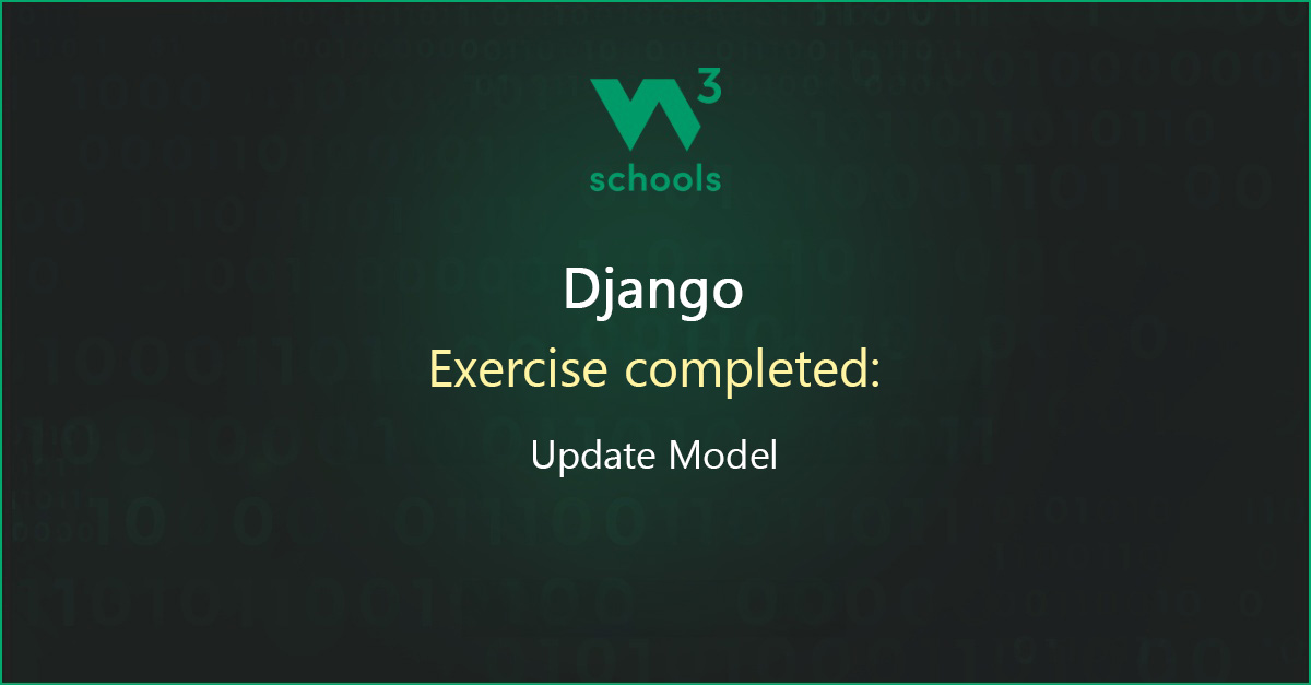 django update model form