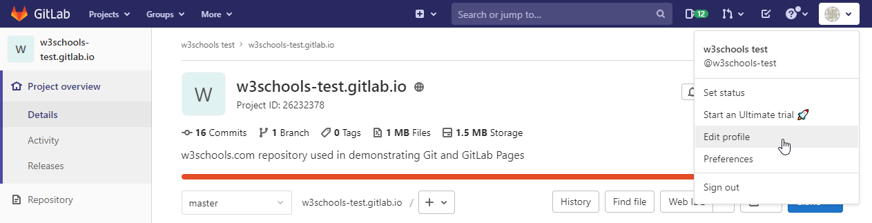 Git GitLab Add SSH