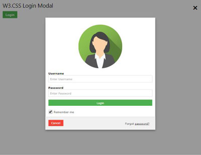 php login form w3schools 